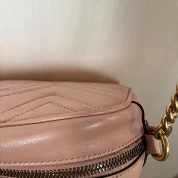 Gucci Blush Chevron Crossbody Bag - Picture 13 of 14